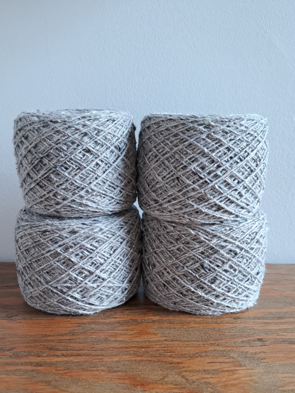 65% Merino 5% Alpaca Grey Yarn Lot, 375g